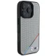 BMW iPhone 16 Pro Case M Perforated Tricolor Line MagSafe, Gray