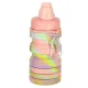 Складная силиконовая бутылка для воды 500 мл, BPA Free, радужная