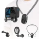 Tech-Protect AC200 magnētiskais kakla stiprinājums MagSafe, GoPro, DJI, pelēks