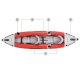 Двухместная надувная байдарка INTEX Excursion Pro K2 68309