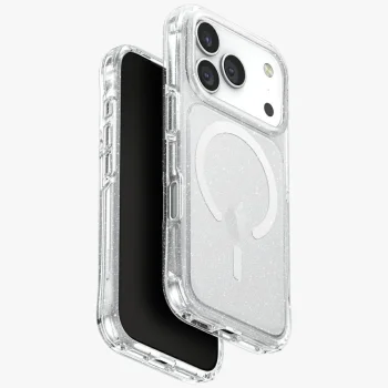 Uniq LifePro Xtreme Magclick vāciņš iPhone 17 Pro Clear Glitter