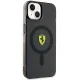 Ferrari iPhone 14 Plus vāciņš Translucent MagSafe, melns
