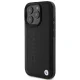 BMW iPhone 16 Pro Max чехол Leather Hot Stamp MagSafe, черный
