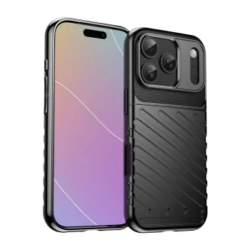 Thunder Case iPhone 17 Pro vāciņš, melns