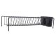 Metal Dish Drainer Rack, Black