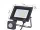 LED Floodlight with Motion and Dusk Sensor 20W 6000K IP66