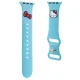 Ремешок Hello Kitty для Apple Watch 38/40/41 mm Silicone Kitty Head, синий