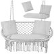2-Person Hanging Chair Cushion Set Gardlov, Grey
