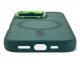 Magnetic Collection MagSafe iPhone 16 Pro Max vāciņš - tumši zaļš | Case Dark Green