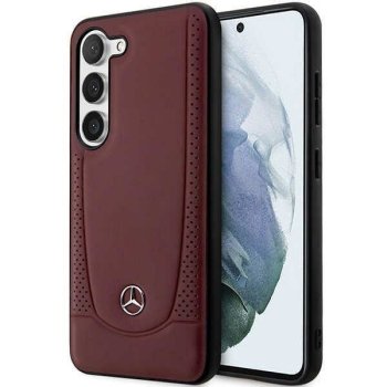 Mercedes Samsung Galaxy S23+ Case Leather Urban Red