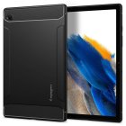 Samsung Galaxy Tab A8 10.5 (2021) (2022) (SM-X200/X205) Spigen Rugged Armor Case Cover, Black | Planšetes Maciņš Vāks Apvalks Bampers