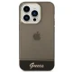 Guess GUHCP14LHGCOK iPhone 14 Pro vāciņš Translucent, melns