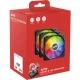 Реверсивные вентиляторы ADATA XPG VENTO R 120 ARGB, 120 мм, черные, 3 шт.