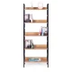 Modernhome lofta stila plaukts ar 5 plauktiem, 160 cm, metāls/MDF
