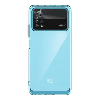 Vāciņš Xiaomi Poco X4 Pro 5G Outer Space Case ar elastīgu rāmi, zils