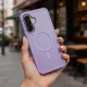 Tech-Protect Magmat MagSafe vāciņš Samsung Galaxy A36 / A56 / A37 5G, Matte Purple
