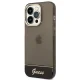 Guess GUHCP14LHGCOK iPhone 14 Pro vāciņš Translucent, melns