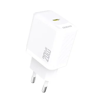 Dudao A26 PD20W GaN USB-C lādētājs, balts