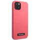 Чехол Karl Lagerfeld Silicone Plaque для iPhone 13 mini, фуксия