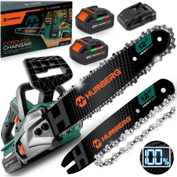 Humberg Hm-436 12" Akumulatora ķēdes zāģis kokam