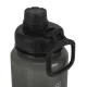 KiCA SB01 1000 ml sporta ūdens pudele ar mērskalu, melna