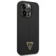 Guess iPhone 14 Pro Max Case Silicone Triangle, Black