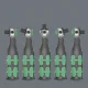 Wera 8009 Zyklop Pocket Set 1 Ratchet and Bit Set, 13 Pieces