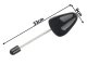 Spring Shoe Stretchers, Anti-Creasing, 2 pcs, Black, 41-46 Size
