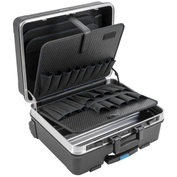 B&W 120.04/P Type Go Tool Case on Wheels, 36 L, Black