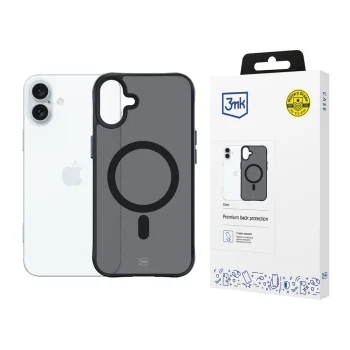 3mk iPhone 16 Plus vāciņš Smoke MagCase ar MagSafe, puscaurspīdīgs