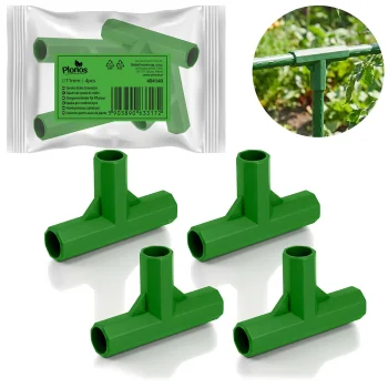 11mm augu balstu savienotāji tomātiem Plonos PL-941 4 gab, zaļi