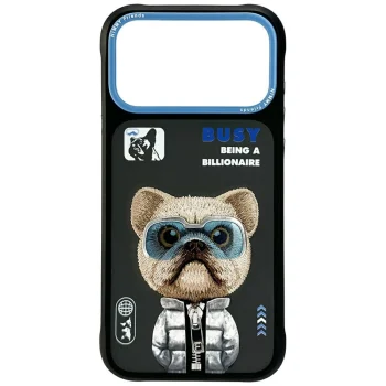 Nimmy iPhone 17 Pro vāciņš Cool&Cute 2.0, melns
