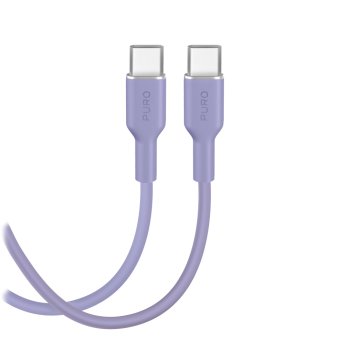 Puro ICON USB-C to USB-C Cable, 1.5m, Purple