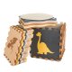 Kids Foam Floor Multicolor Puzzle Mat Dinosaurs - 36 pcs, 30x30cm