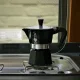 Bialetti Moka Express 0004953 espresso kanna, 6 tasītes, melna