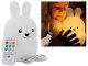 Kid\'s Silicone LED Light Night Lamp with Remote Control, Rabbit