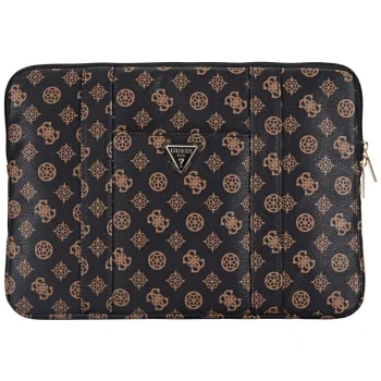 Сумка для ноутбука Guess Sleeve Peony Pocket Triangle 14" - черная