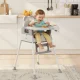 Ecotoys 3-in-1 Bērnu barošanas krēsliņš, Pelēks