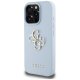 Guess PU Grained Big 4G vāciņš Apple iPhone 16 Pro Max, zils