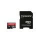 Карта памяти Transcend microSDHC 8GB Class 10 UHS-I 400x с адаптером SD