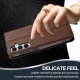 Samsung Galaxy A55 ( SM-A556B/DS ) LC.IMEEKE PU Leather Wallet Protective Book Case Cover, Brown | Чехол для...