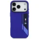BMW M silikona vertikālā logotipa MagSafe vāciņš iPhone 17 Pro – tumši zilā krāsā | Phone Case Cover