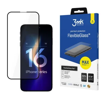 Apple iPhone 16 Pro Max - 3mk FlexibleGlass Black