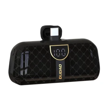 Повербанк Dudao K20SC 5000мАч мини 2x USB-C - черный