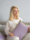 NEO Sport NS-902 Acupressure Acupuncture Massage Mat Set with Pillow, 70x44cm, Grey-Lavender