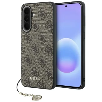 Чехол Guess 4G Charm для Samsung Galaxy A57 5G, коричневый