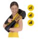 4Fizjo Shiatsu ULTRA+ Šiacu Sildošs Kakla Muguras Plecu 3D Masažieris Masieris, Melns/Zelts | Back Shoulder Neck...
