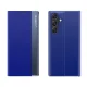 New Sleep Case Samsung Galaxy S25 Edge atverams vāciņš maciņš grāmatiņa ar statīvu, zils