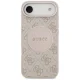 Чехол Guess 4G Circle Classic Logo MagSafe для iPhone Air - Розовый