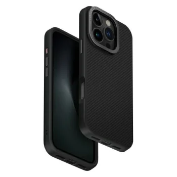 Uniq iPhone 16 Pro vāciņš Keva Max Magclick, melns